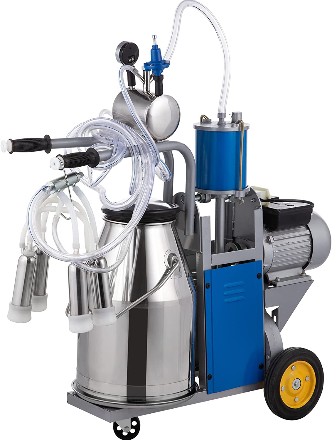 25L Electric Cow Milking Machine I 1440 RPM I 10-12 Cows Per Hour