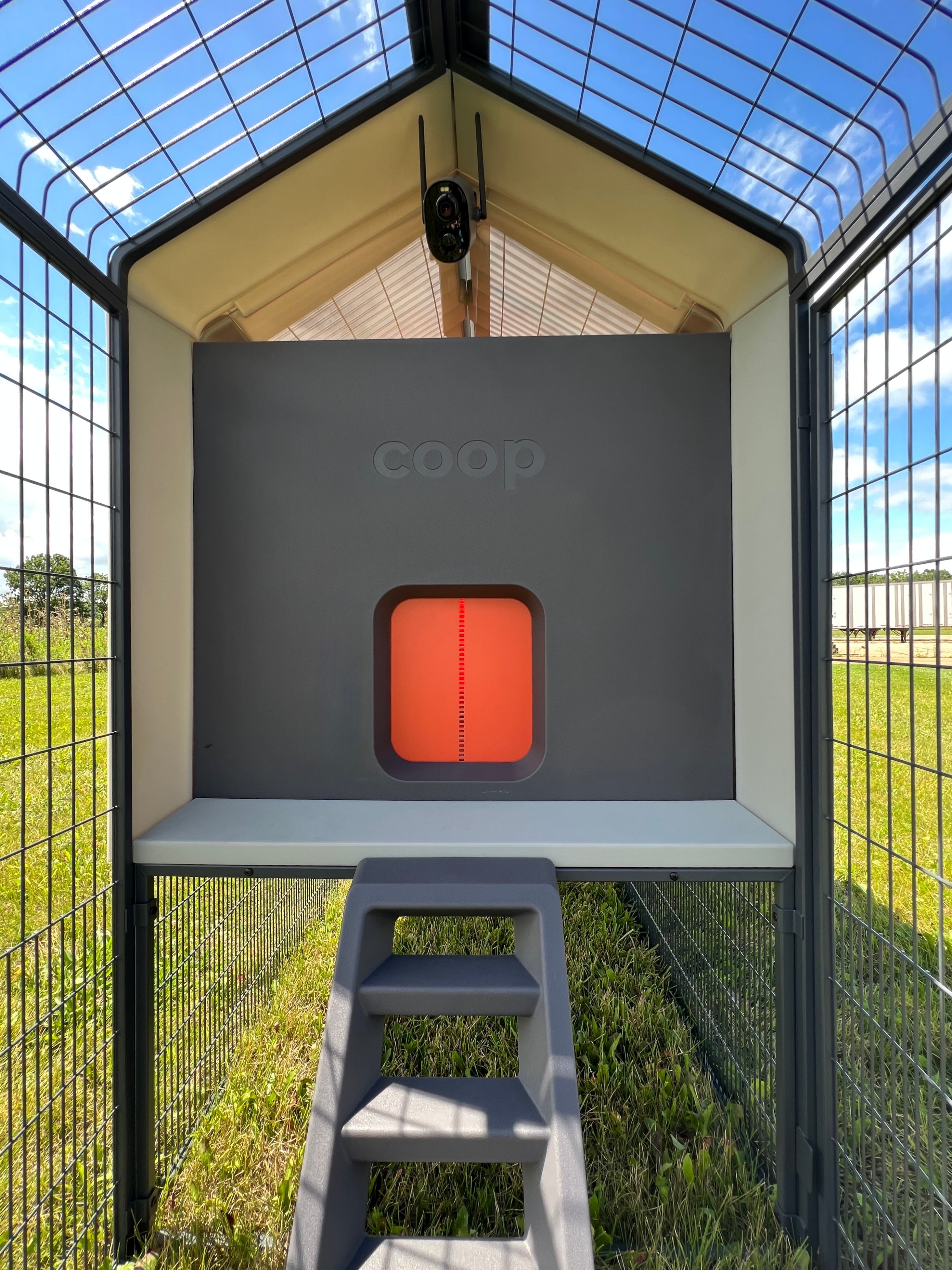 The Smart Coop + Steel Run Chicken Coop