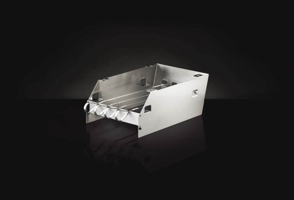 Napoleon Side Burner Large Windshield with Skewer Rack 71301