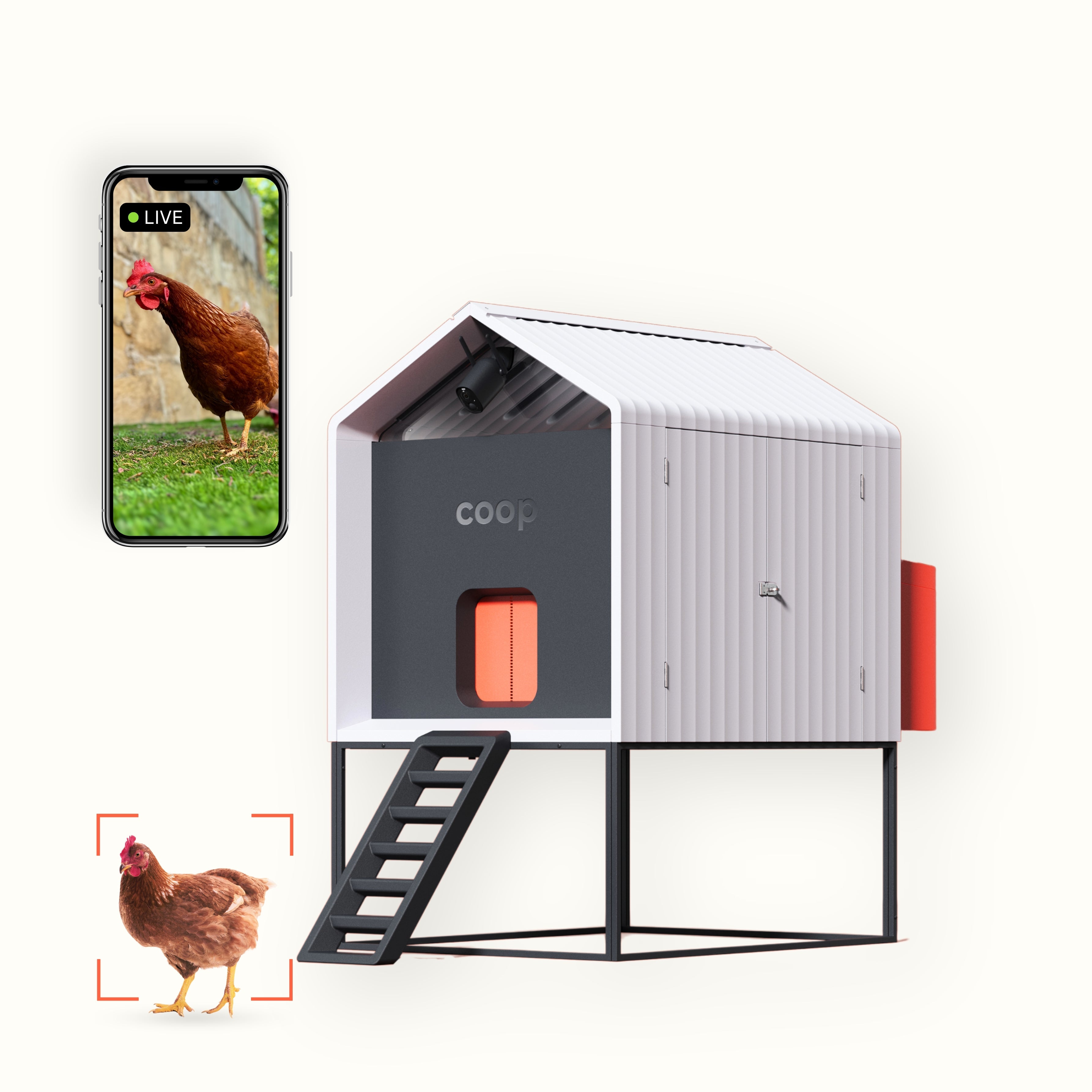 The Smart Coop + Base Chicken Coop