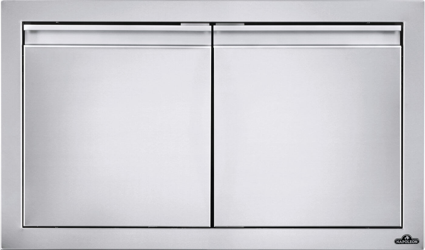 Napoleon Built-In Components 30" X 16" Stainless Steel Small Double Door BI-3016-2D