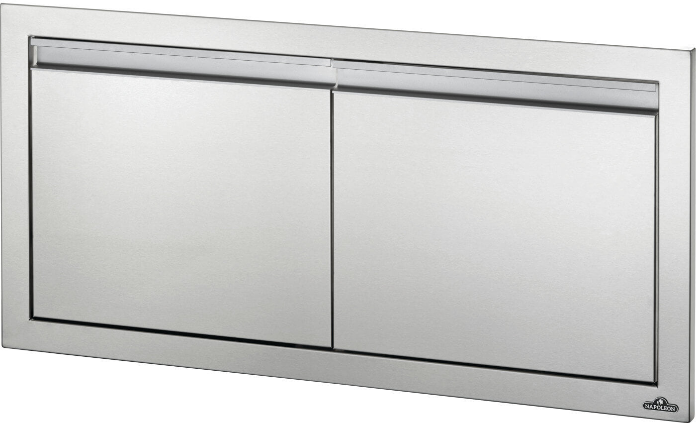Napoleon Built-In Components 36" X 16" Stainless Steel Small Double Door BI-3616-2D