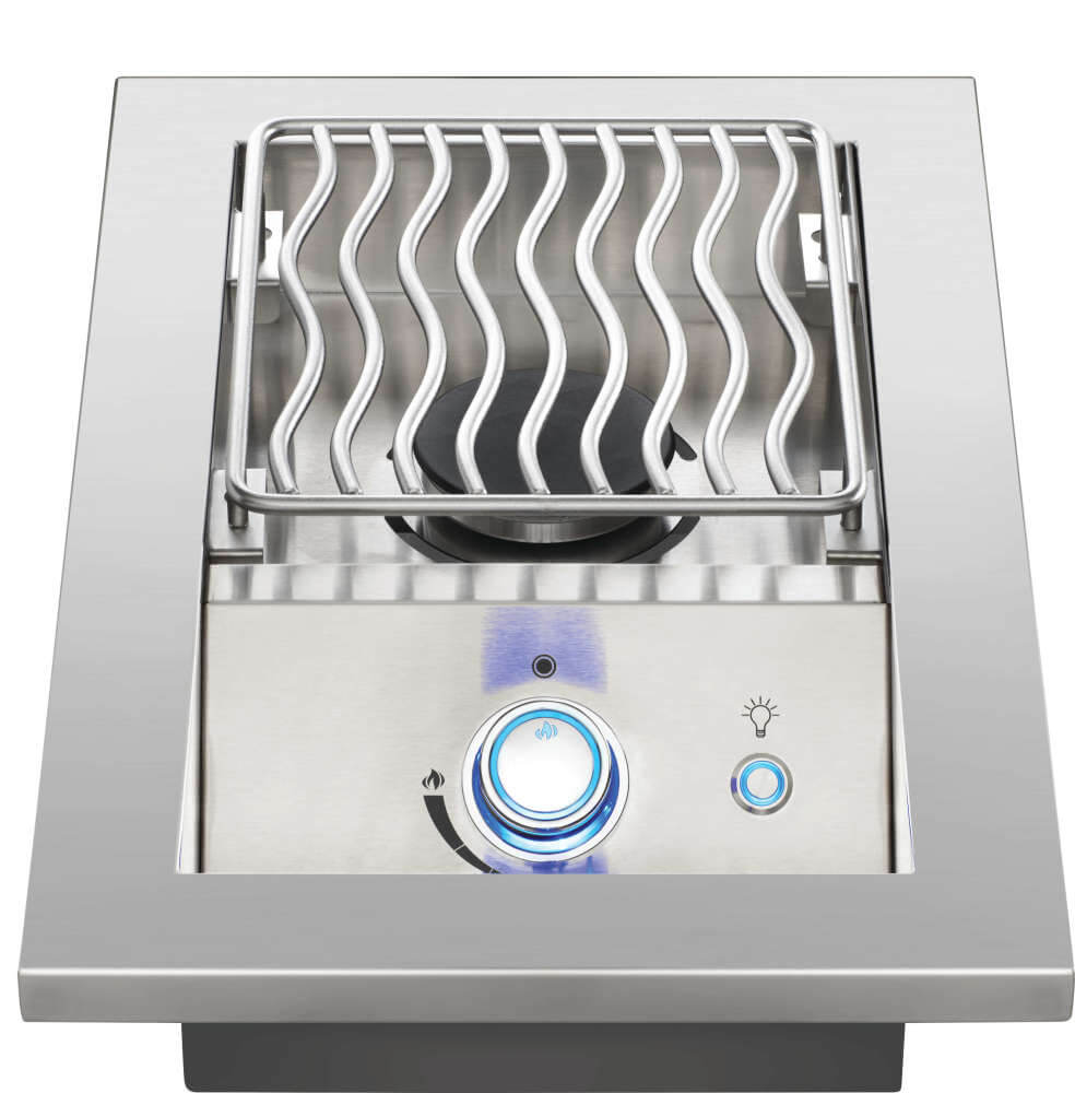 Napoleon Built-In 700 Series Stainless Steel Single Range Top Burner with Stainless Steel Cover BIB10RT