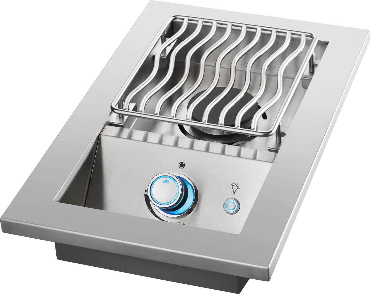 Napoleon Built-In 700 Series Stainless Steel Single Range Top Burner with Stainless Steel Cover BIB10RT