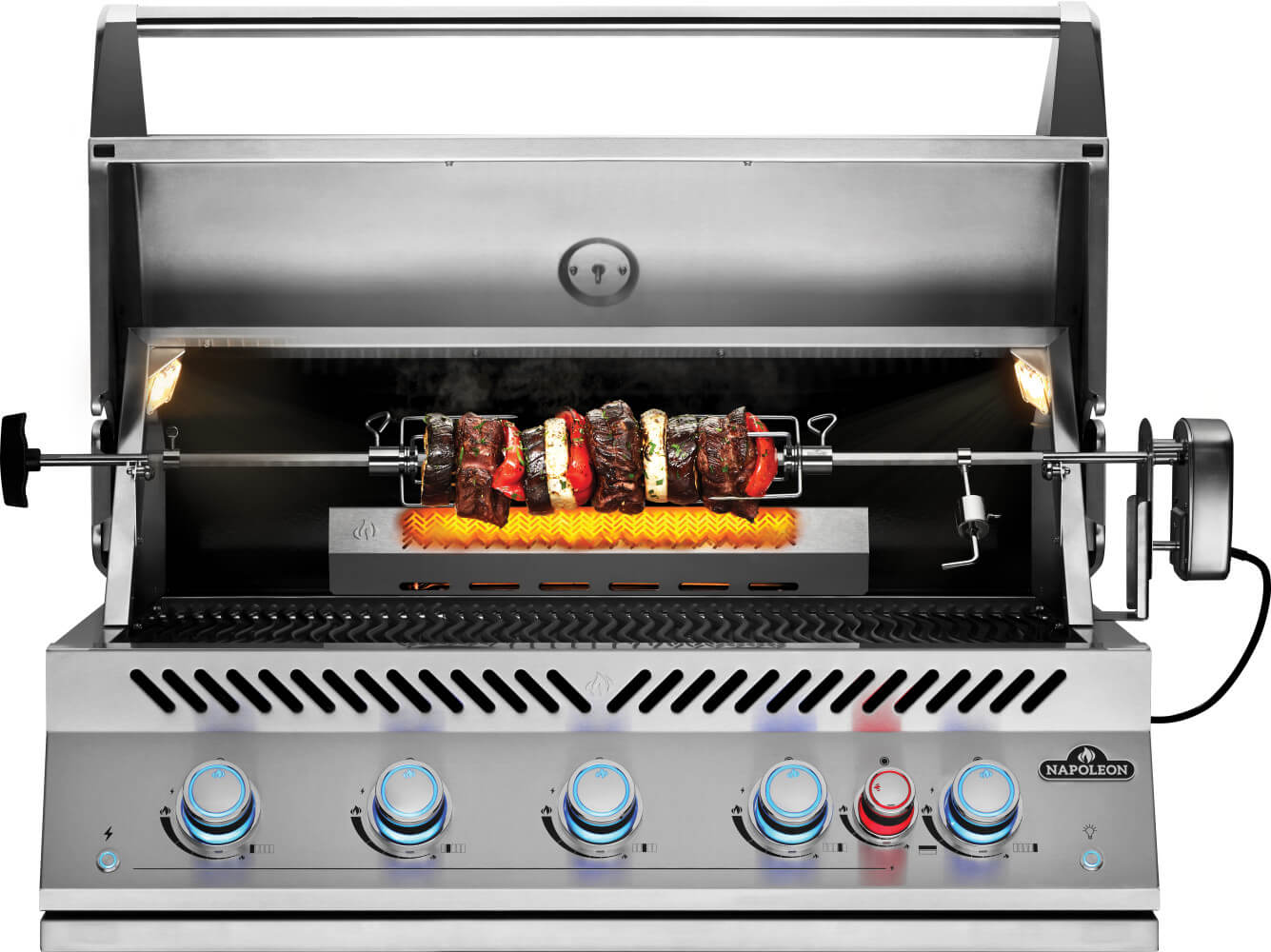 Napoleon 700 Series 38 RB with Infrared Rear Burner Stainless Steel Built-In Gas Grill BIG38RB