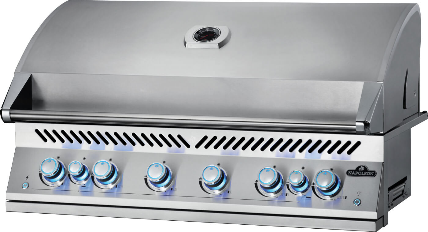 Napoleon 700 Series 44 RB with Dual Infrared Rear Burner Stainless Steel Built-In Gas Grill BIG44RB