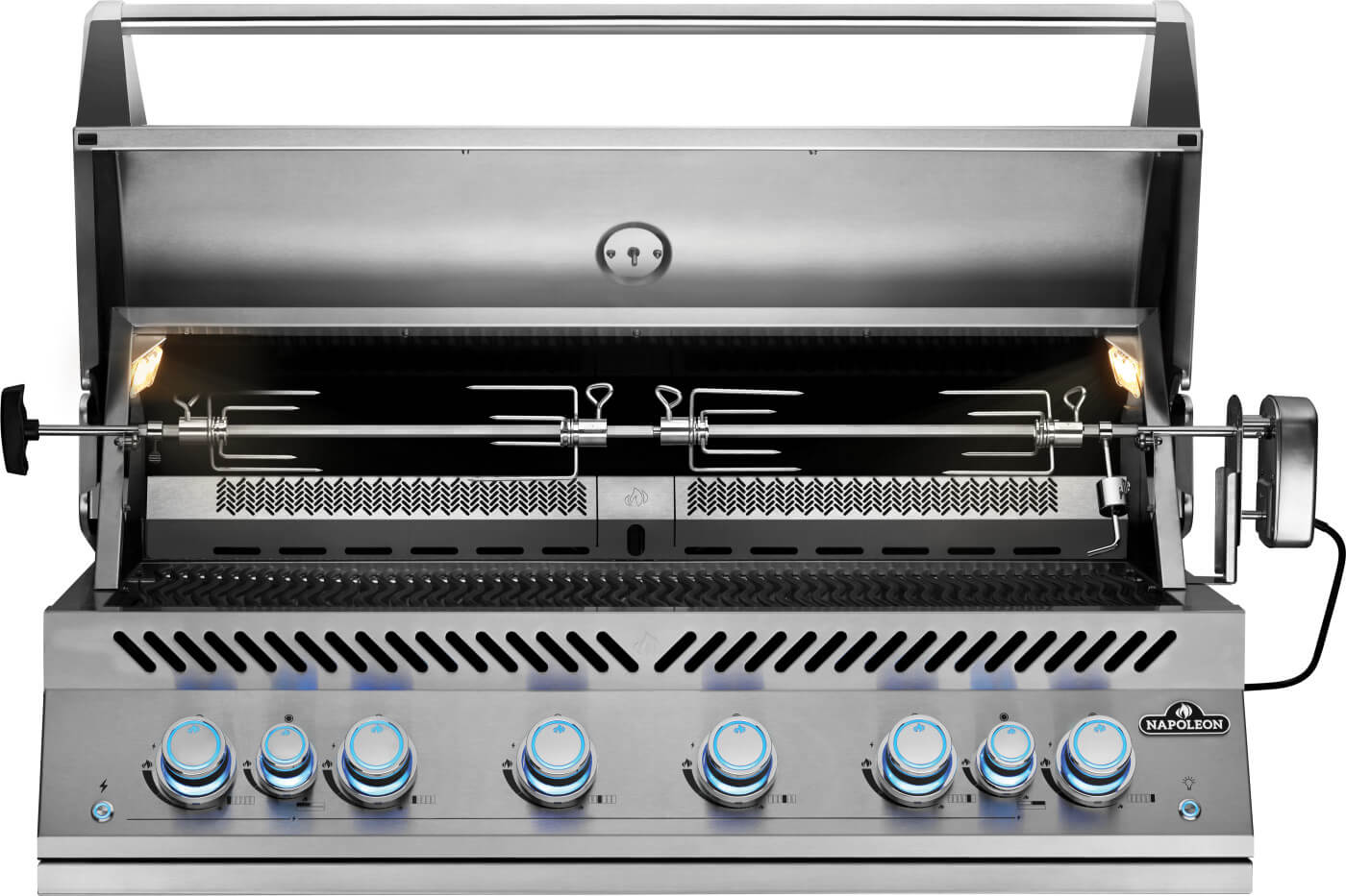 Napoleon 700 Series 44 RB with Dual Infrared Rear Burner Stainless Steel Built-In Gas Grill BIG44RB