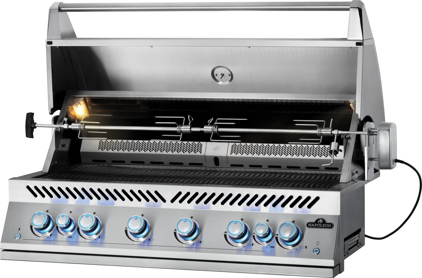 Napoleon 700 Series 44 RB with Dual Infrared Rear Burner Stainless Steel Built-In Gas Grill BIG44RB