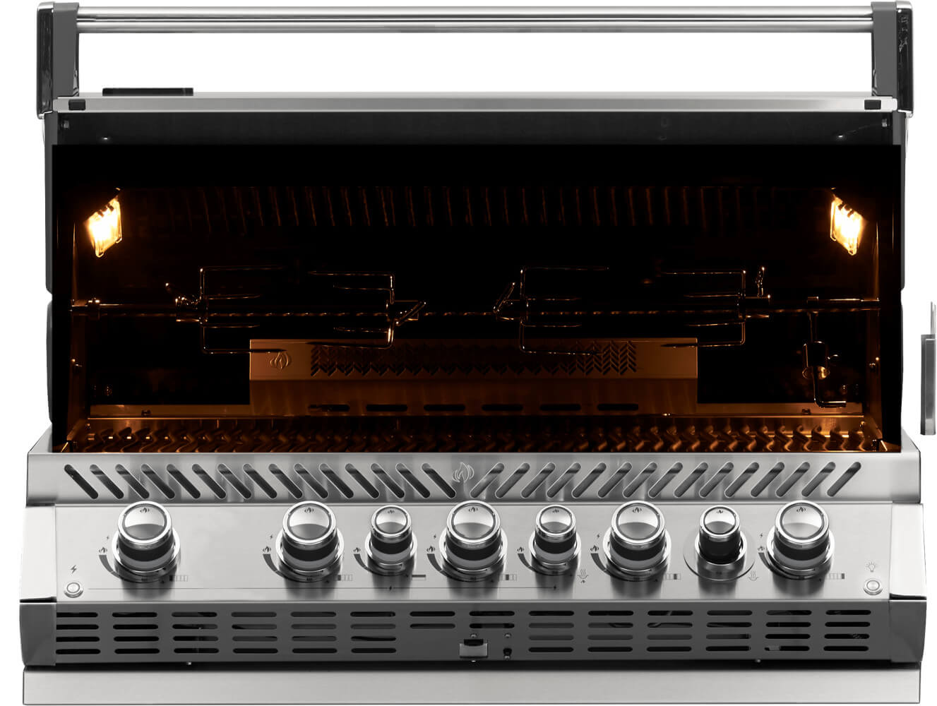 Napoleon Prestige PRO™ 665 RB Built-In Natural Gas Grill w/ Infrared Rear Burner BIPRO665RBNSS-3