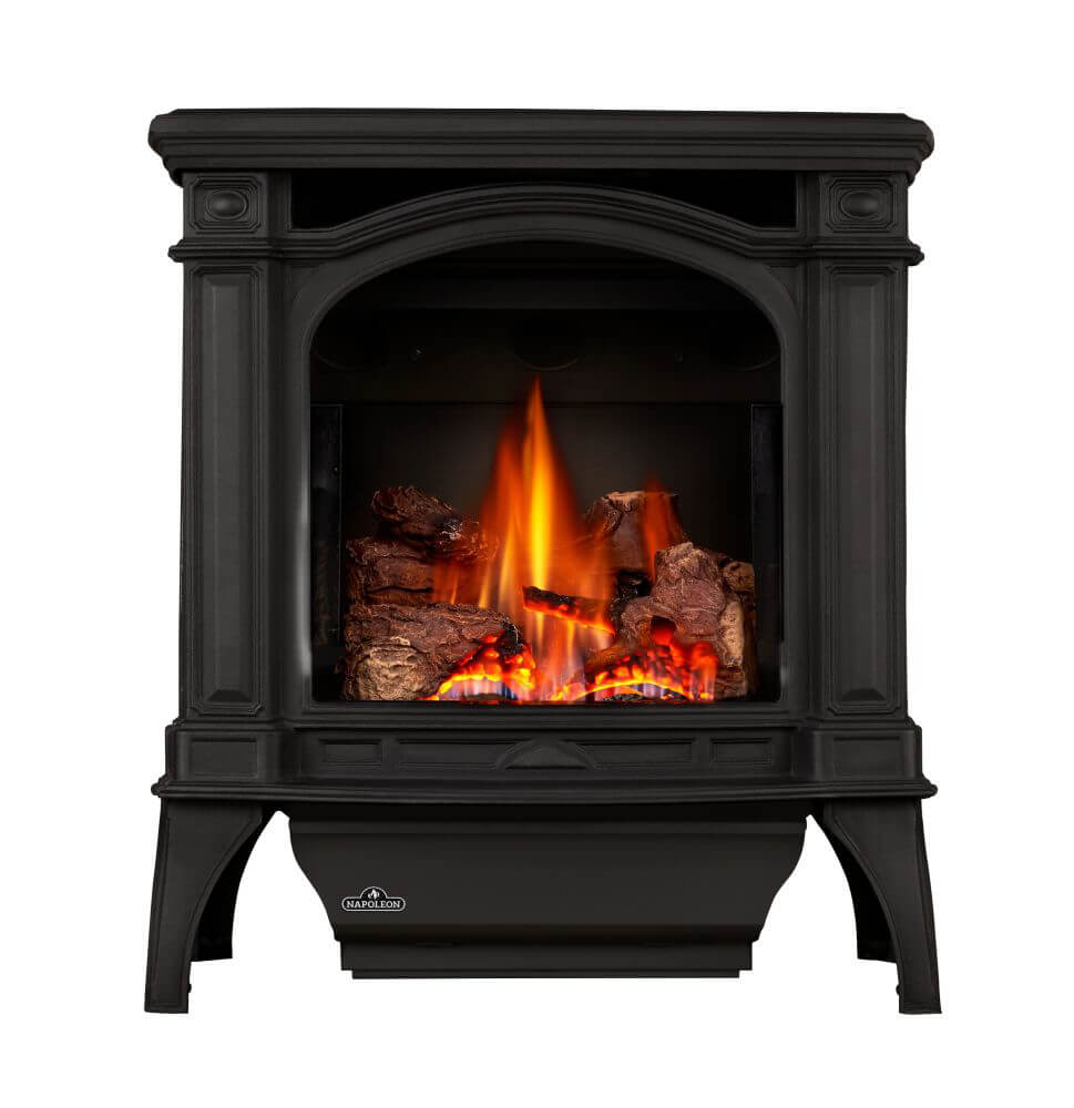 Napoleon Bayfield™ Metallic Black Finish Direct Vent Gas Stove GDS25
