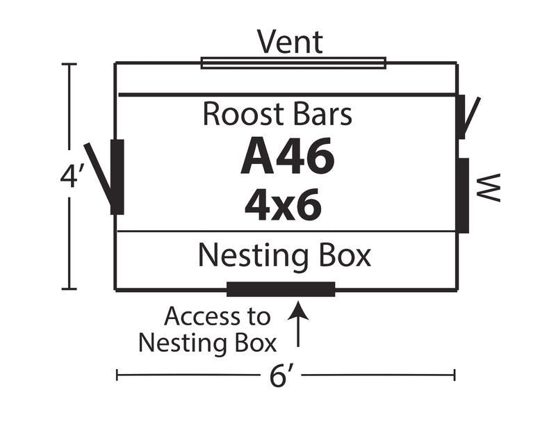 Hen House Chicken Coop A46