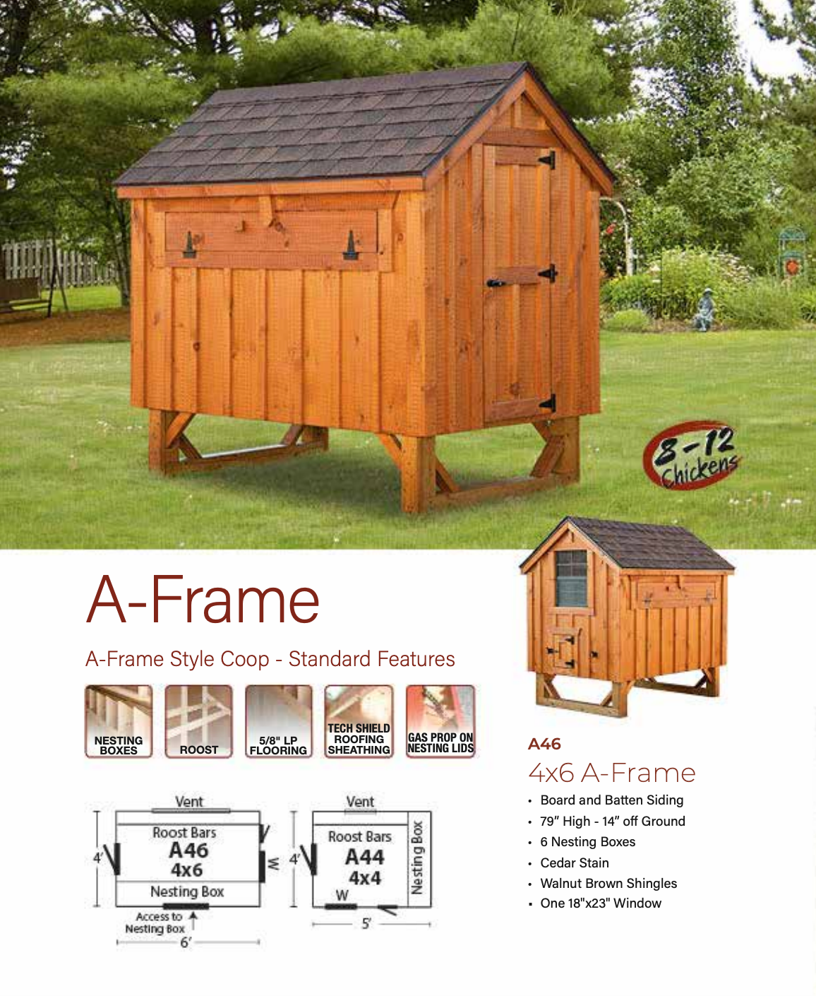 Hen House Chicken Coop A46