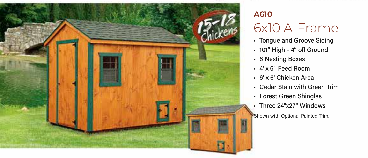 Hen House Chicken Coop A610