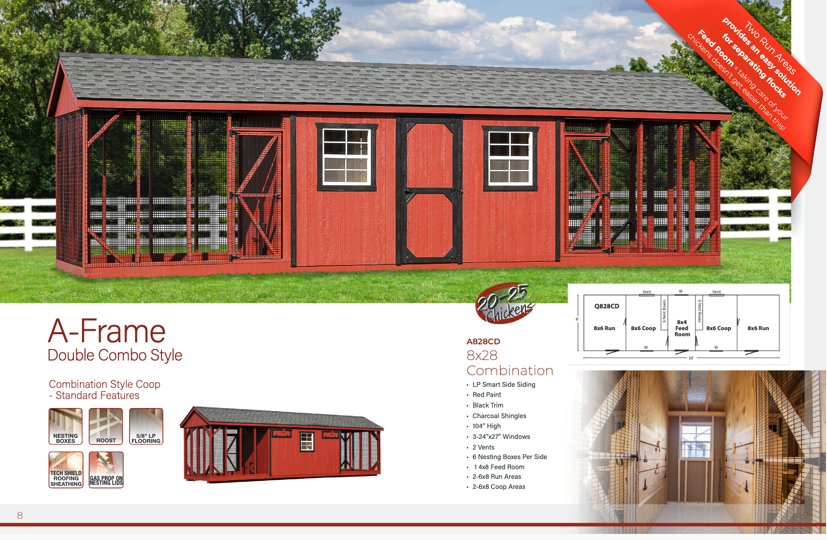Hen House Chicken Coop A828CD