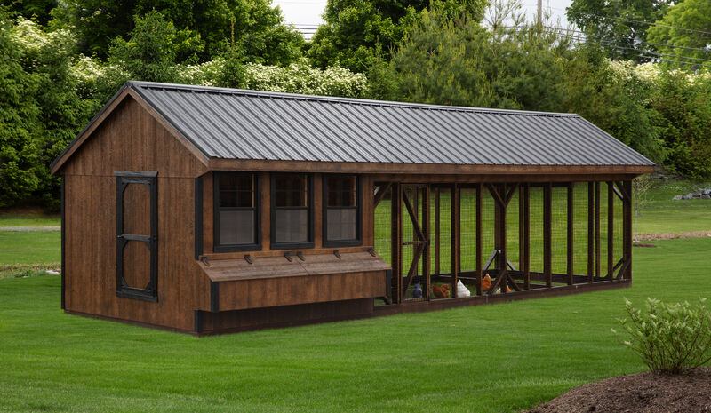 Hen House Chicken Coop Combination Quaker Q1032C