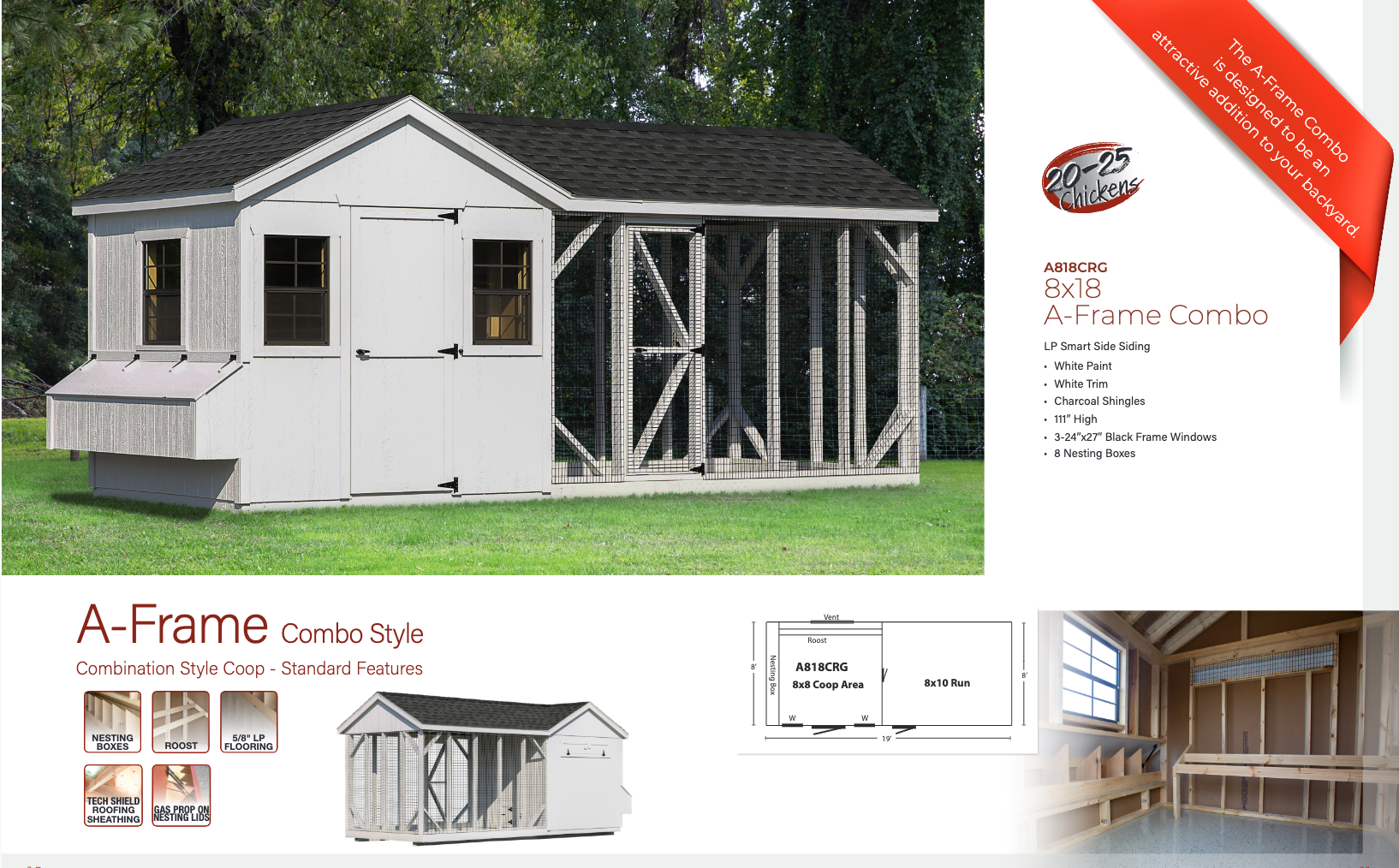 Hen House Chicken Coop A818 CR