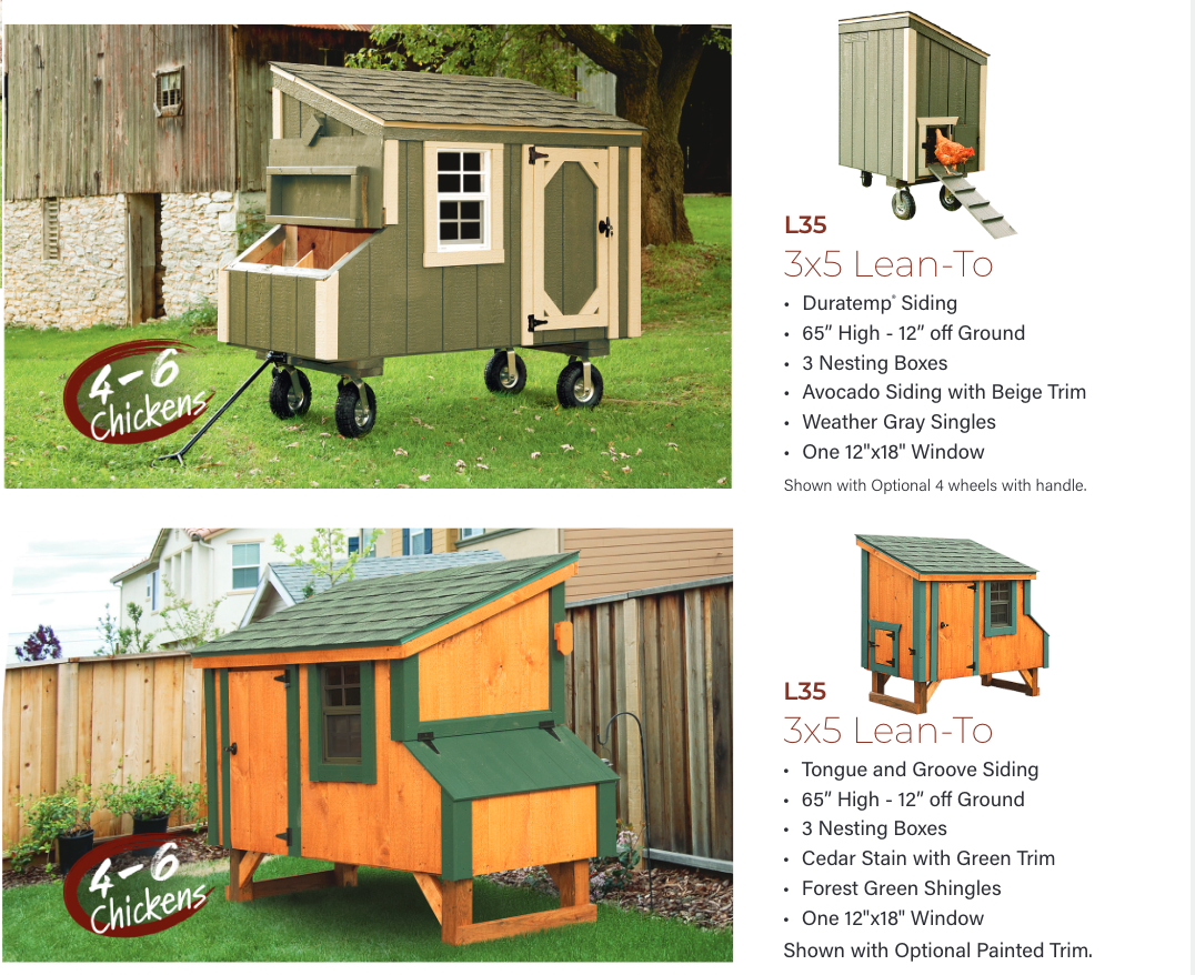 Hen House Chicken Coop L35