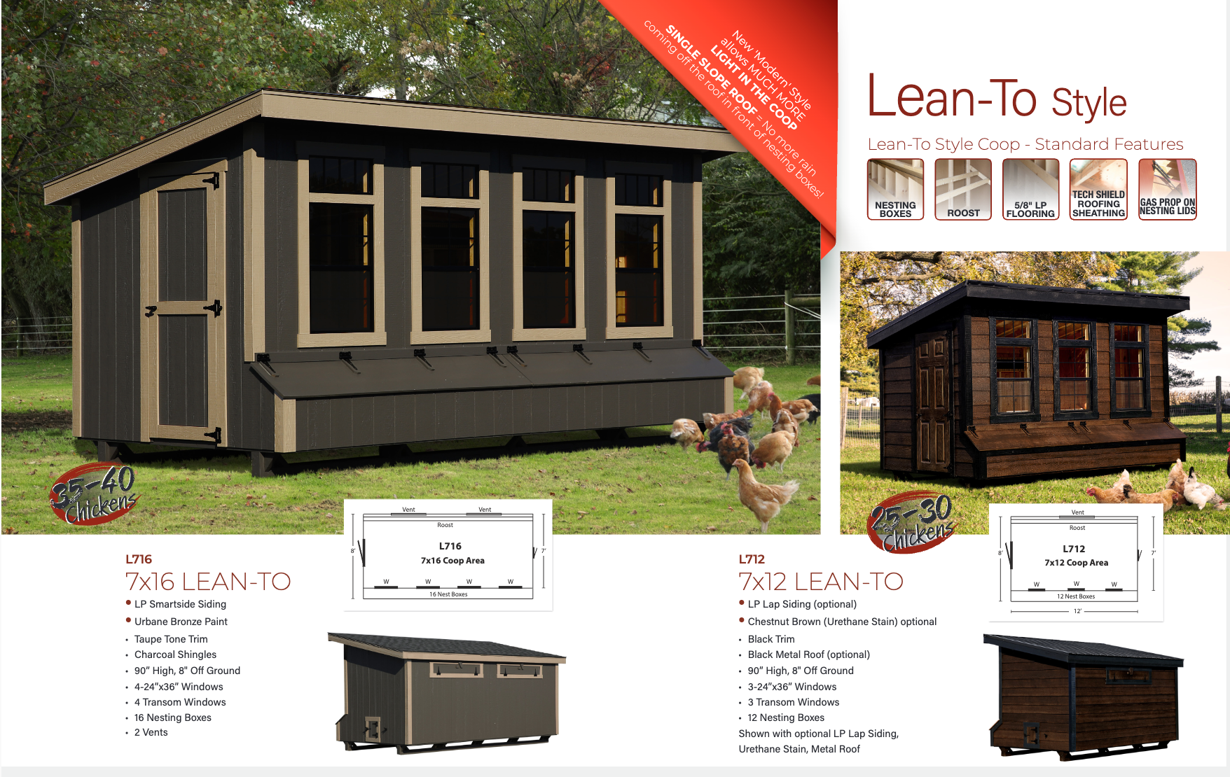 Hen House Chicken Coop L712