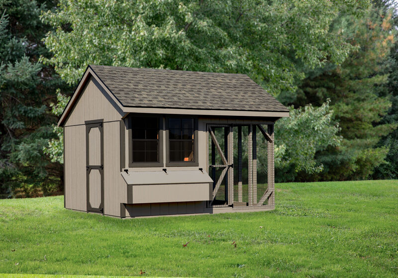 Hen House Chicken Coop Combination Quaker Q1012C