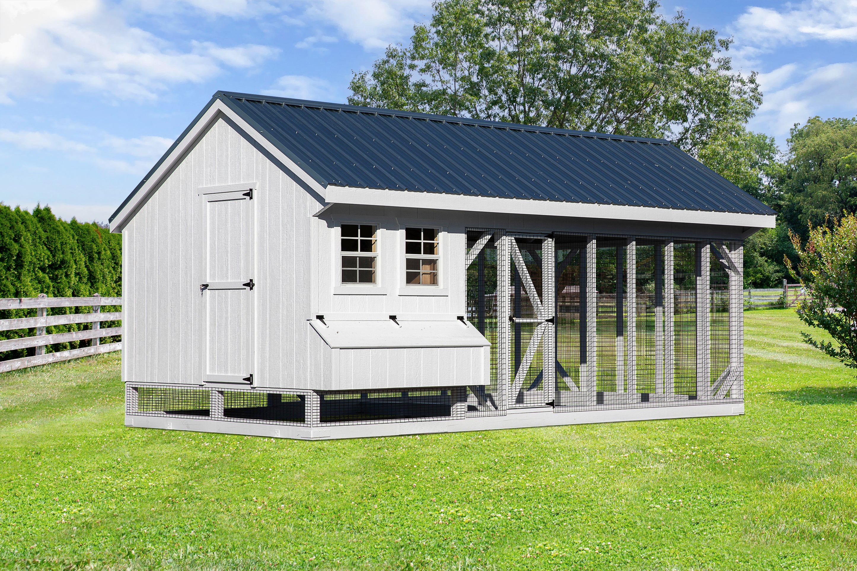 Hen House Chicken Coop Combination Quaker Q1020C