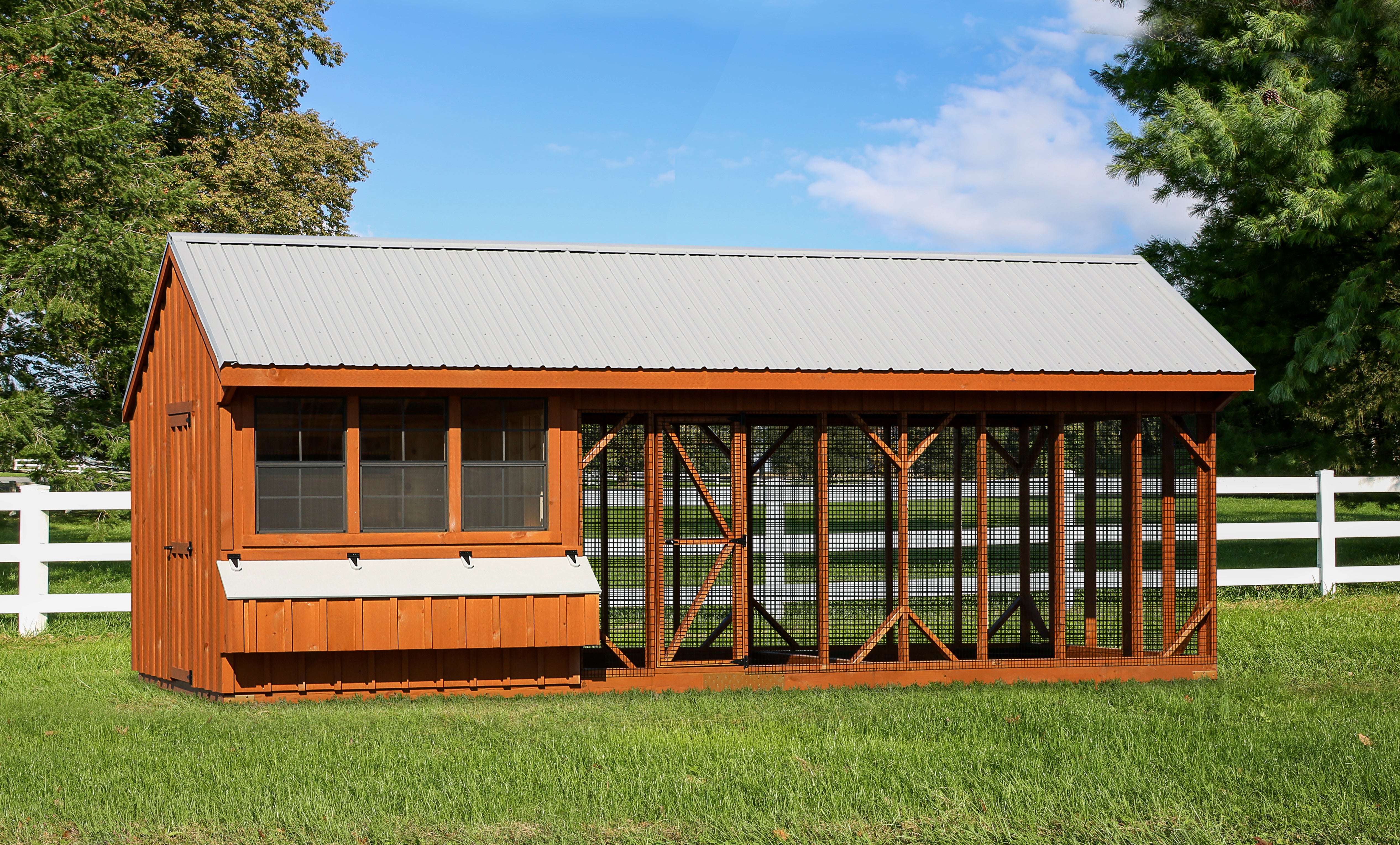 Hen House Chicken Coop Combination Quaker Q1024C