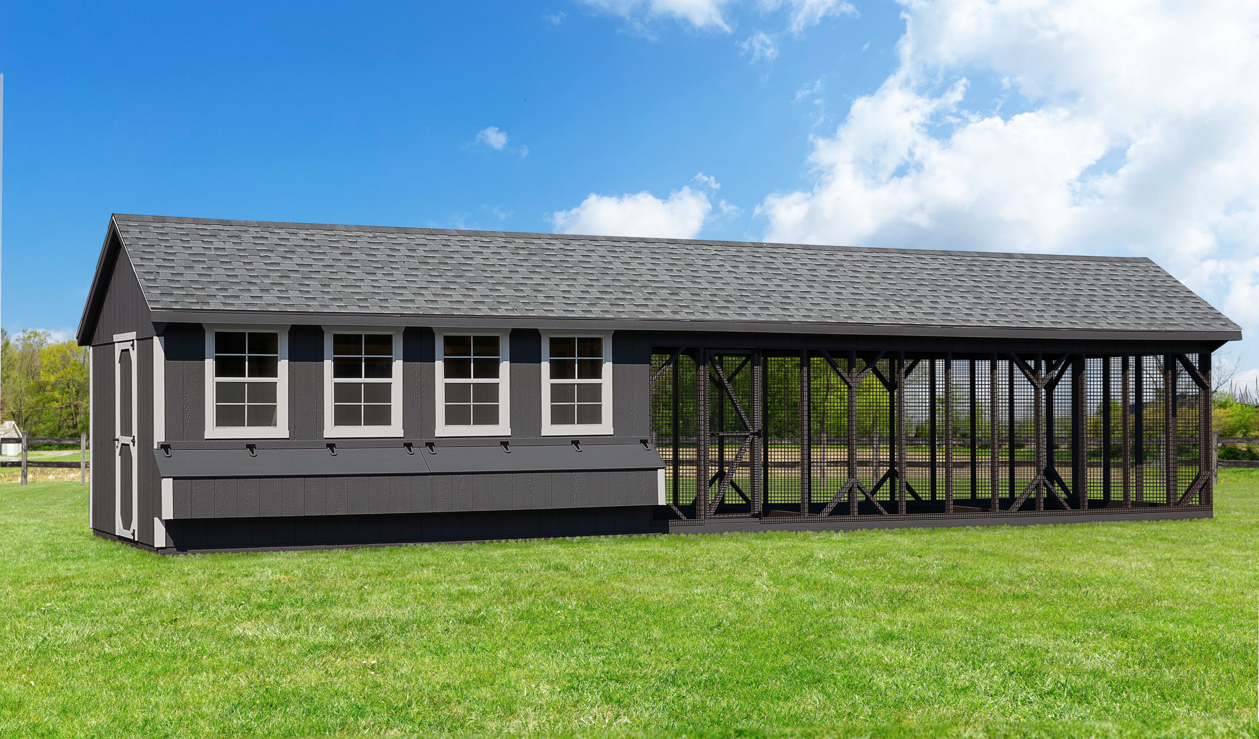 Hen House Chicken Coop Combination Quaker Q1040C