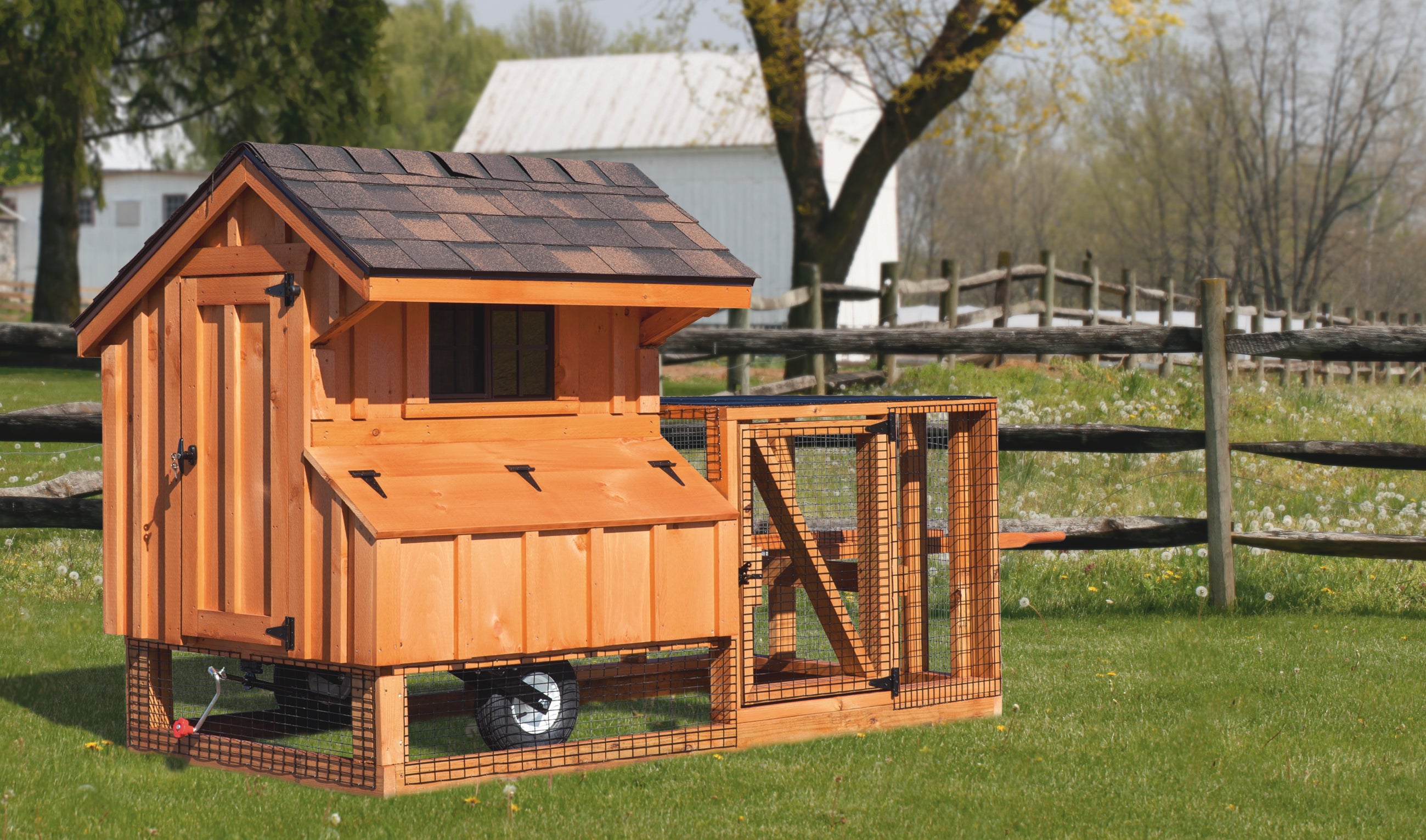 Hen House Chicken Coop The Tractor Q34T