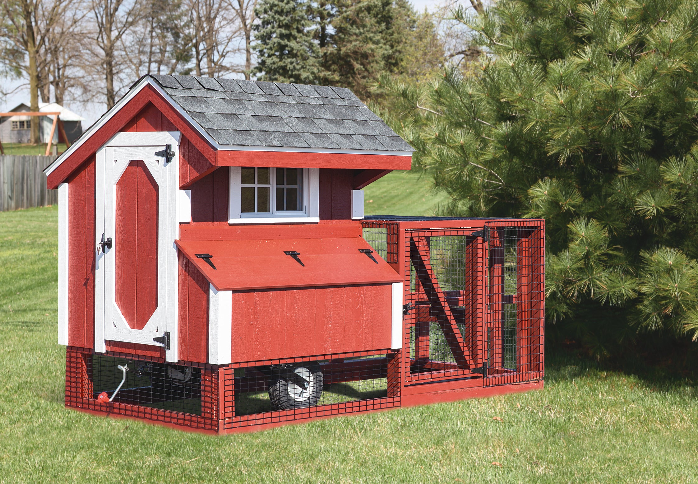 Hen House Chicken Coop The Tractor Q34T