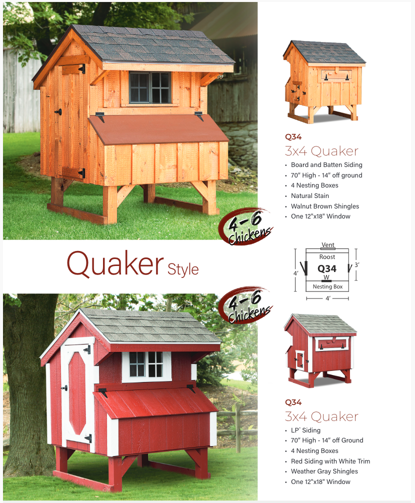 Hen House Chicken Coop Q34