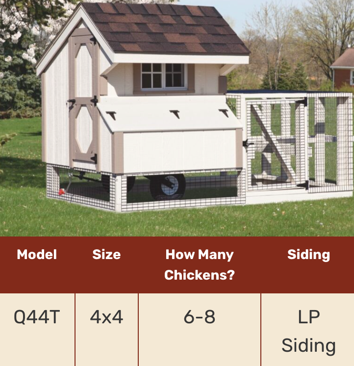 Hen House Chicken Coop The Tractor Q44T