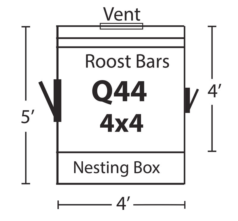 Hen House Chicken Coop Q44