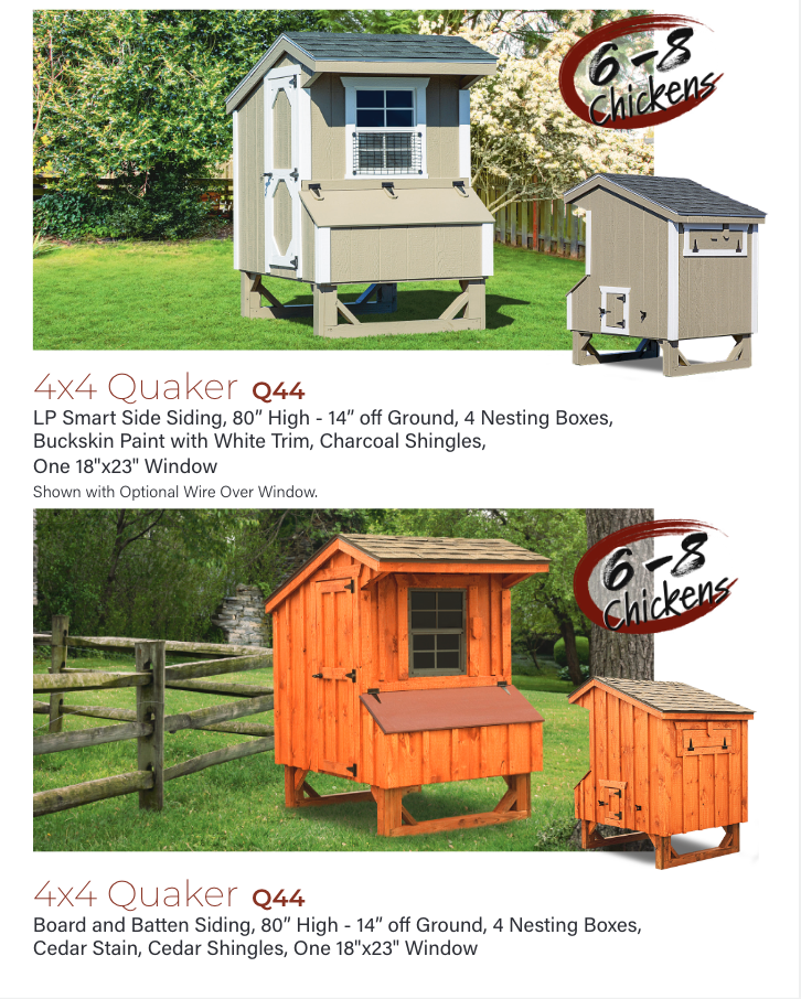 Hen House Chicken Coop Q44