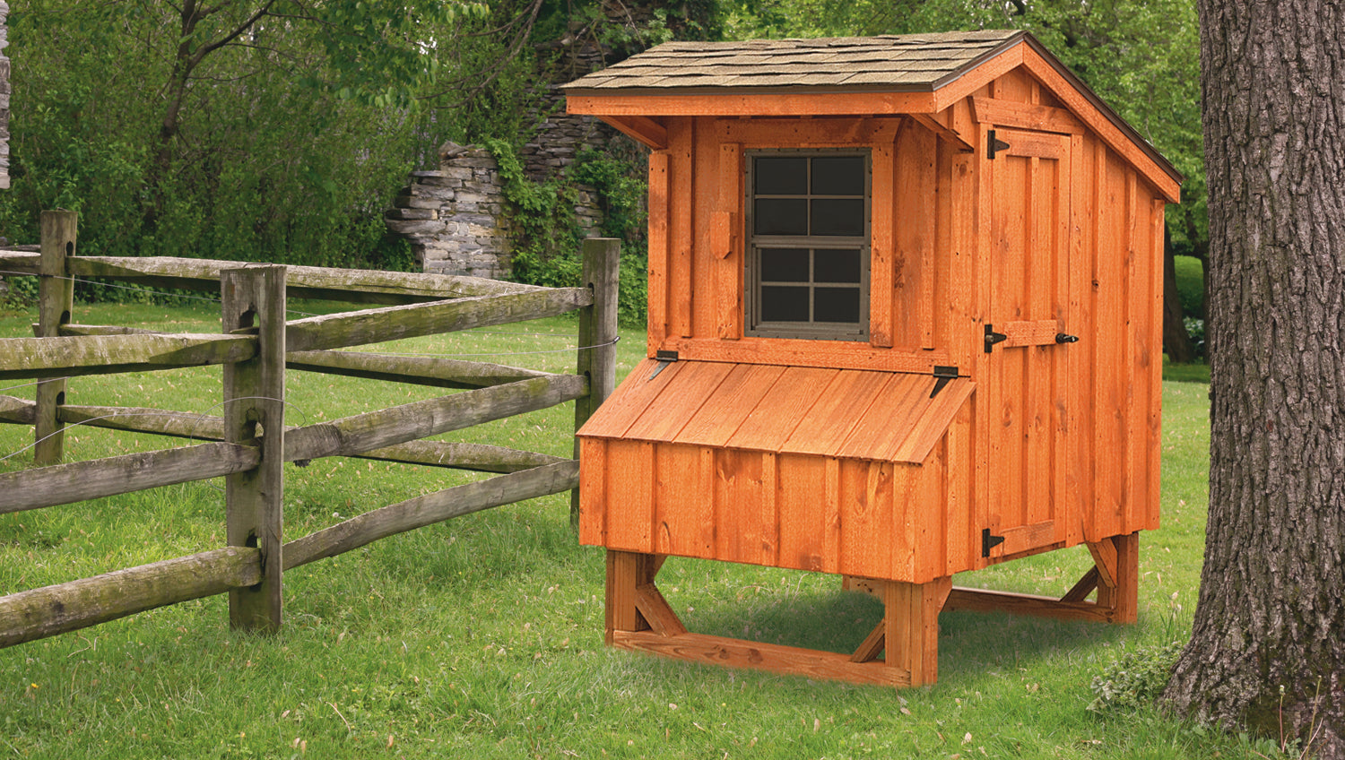 Hen House Chicken Coop Q44