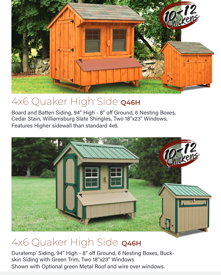 Hen House Chicken Coop Q46H
