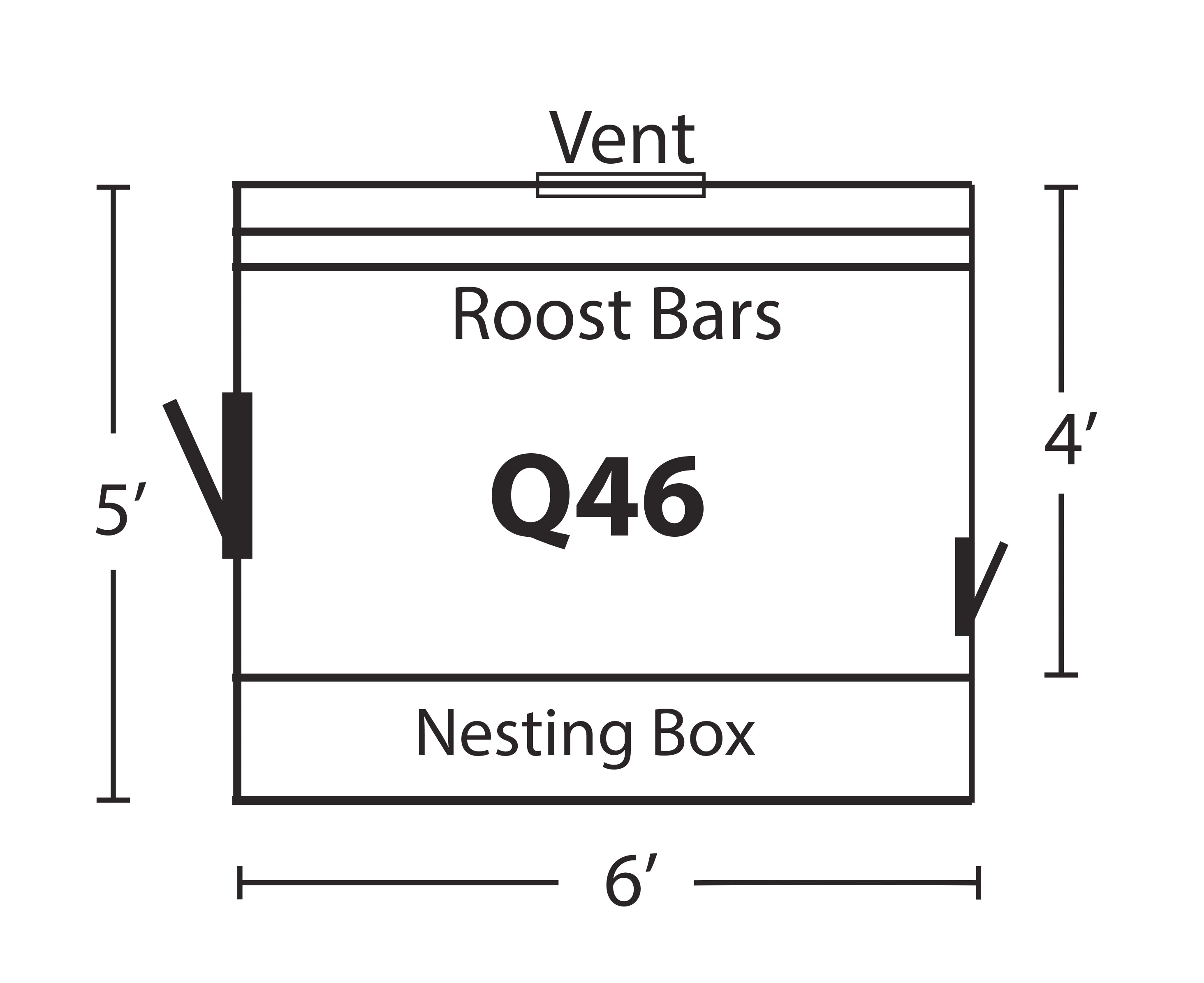 Hen House Chicken Coop Q46