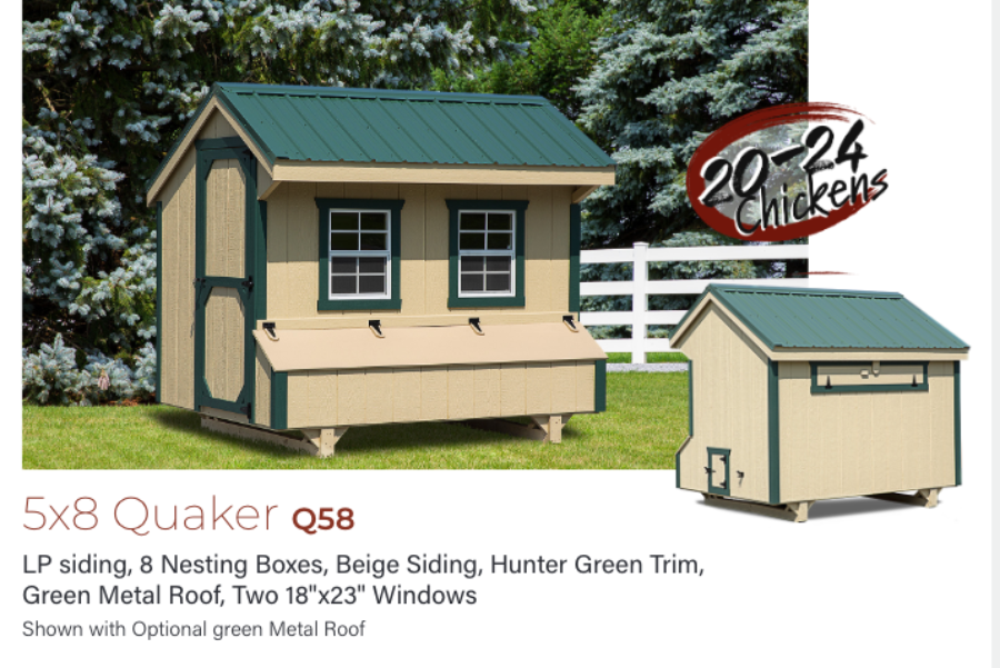 Hen House Chicken Coop Q58