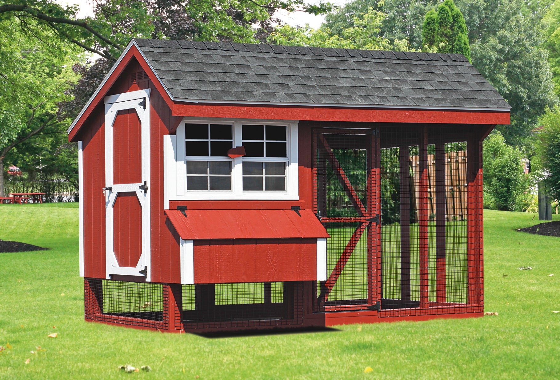 Hen House Chicken Coop Combination Quaker Q610C