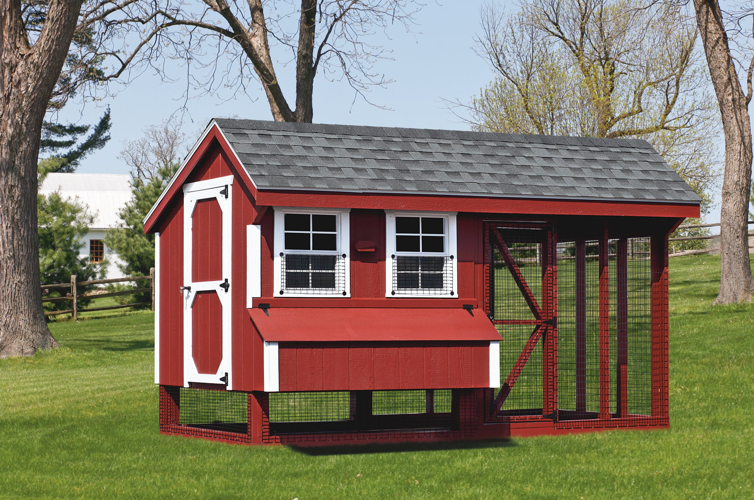 Hen House Chicken Coop Combination Quaker Q612C