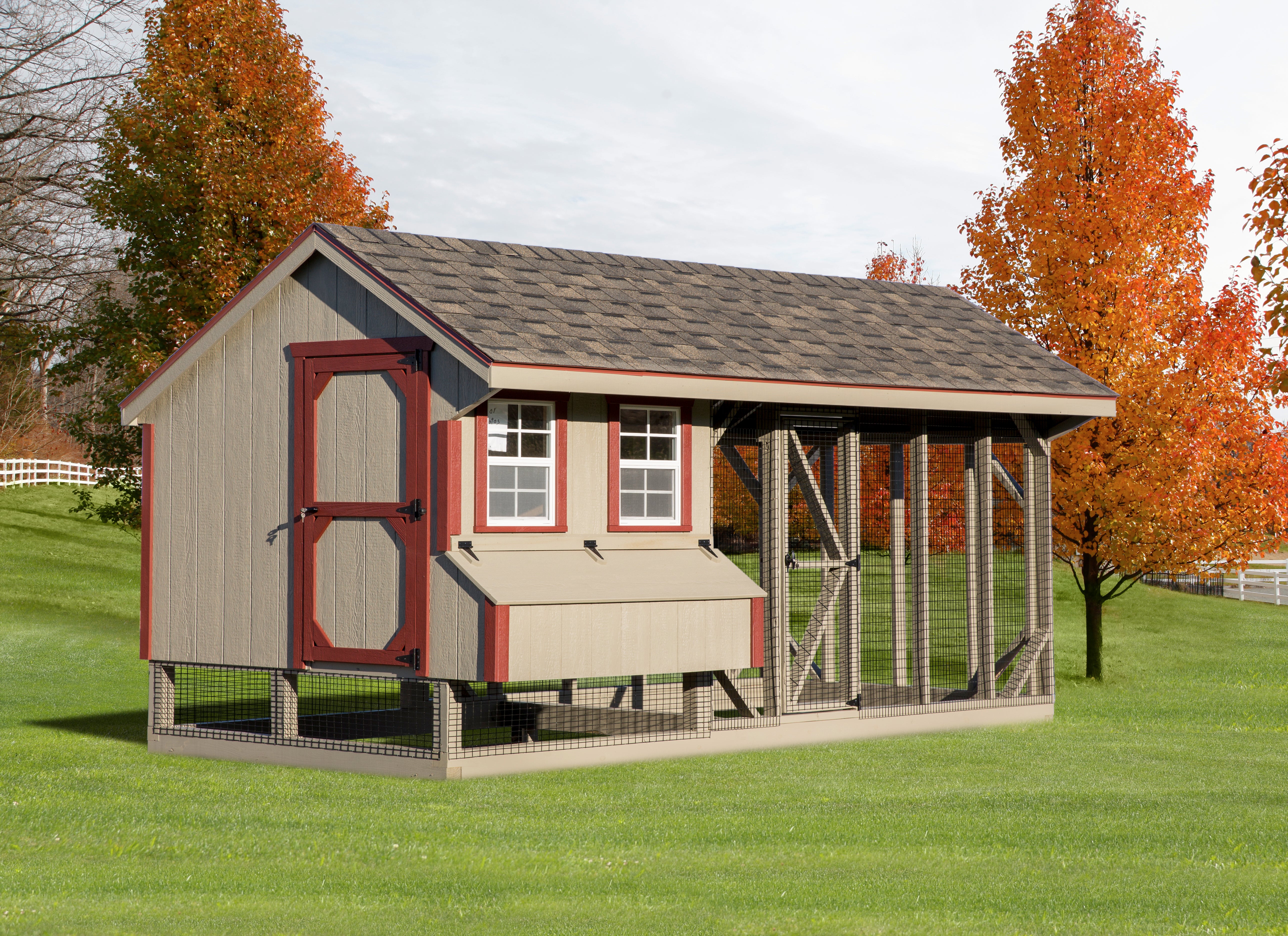 Hen House Chicken Coop Combination Quaker Q716C