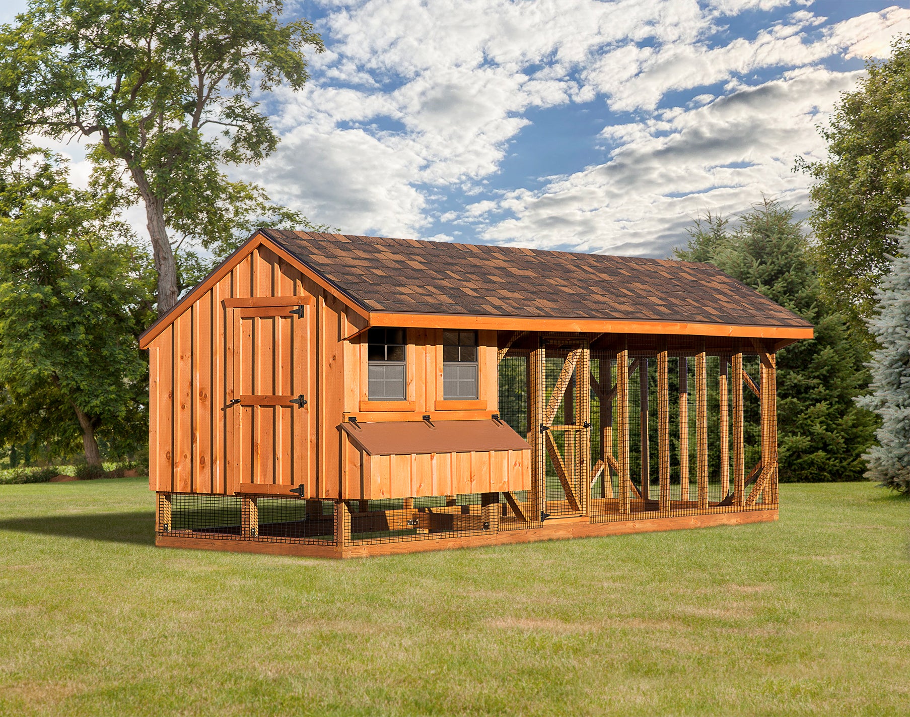 Hen House Chicken Coop Combination Quaker Q720C