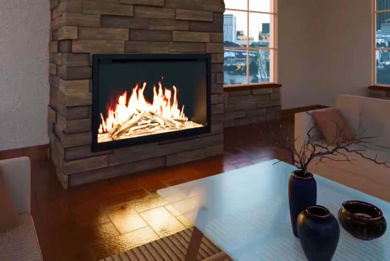 Modern Flames 52" ORION SLIM VIRTUAL ELECTRIC FIREPLACE OR52-SLIM