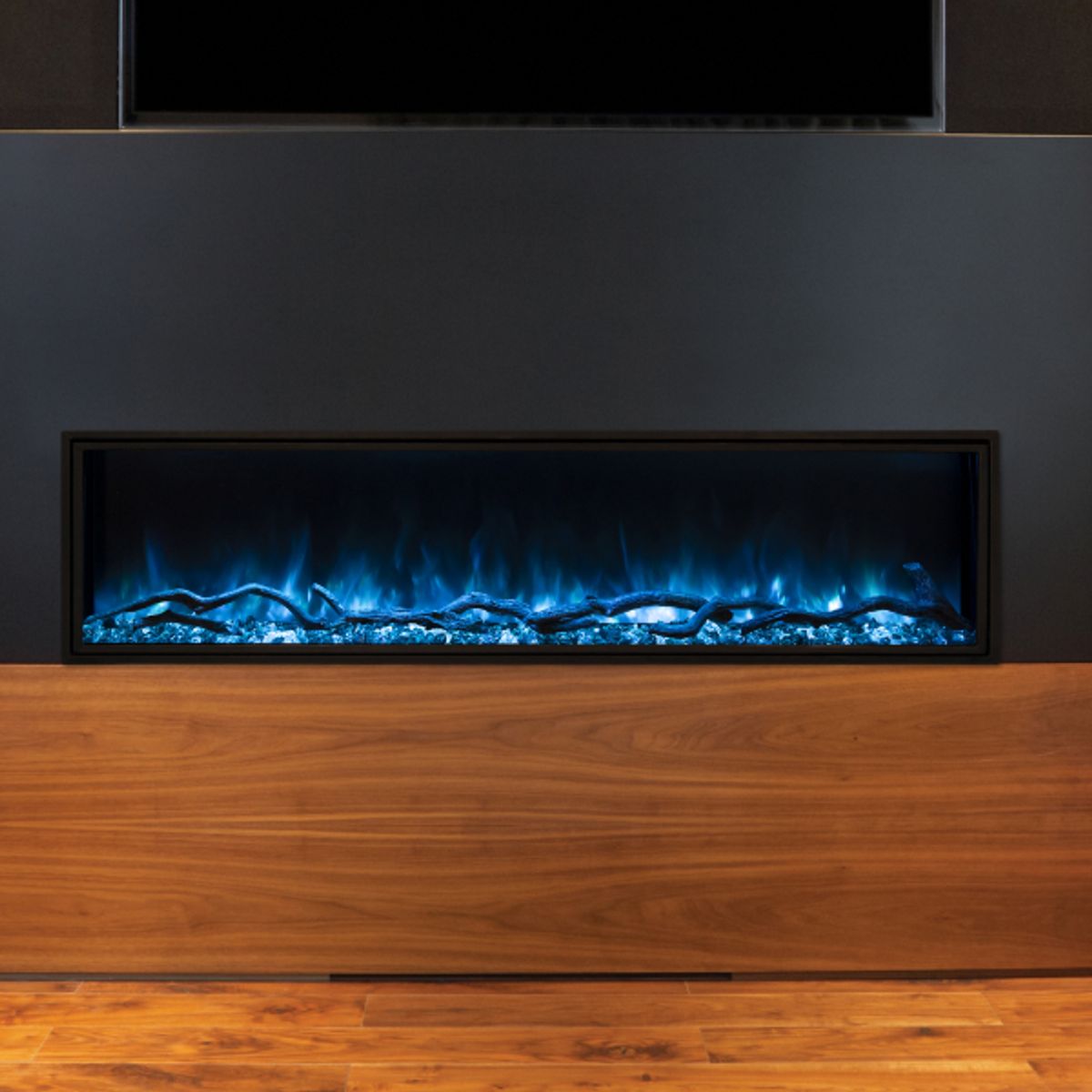Modern Flames 96" LANDSCAPE PRO SLIM BUILT-IN FIREPLACE LPS-9614