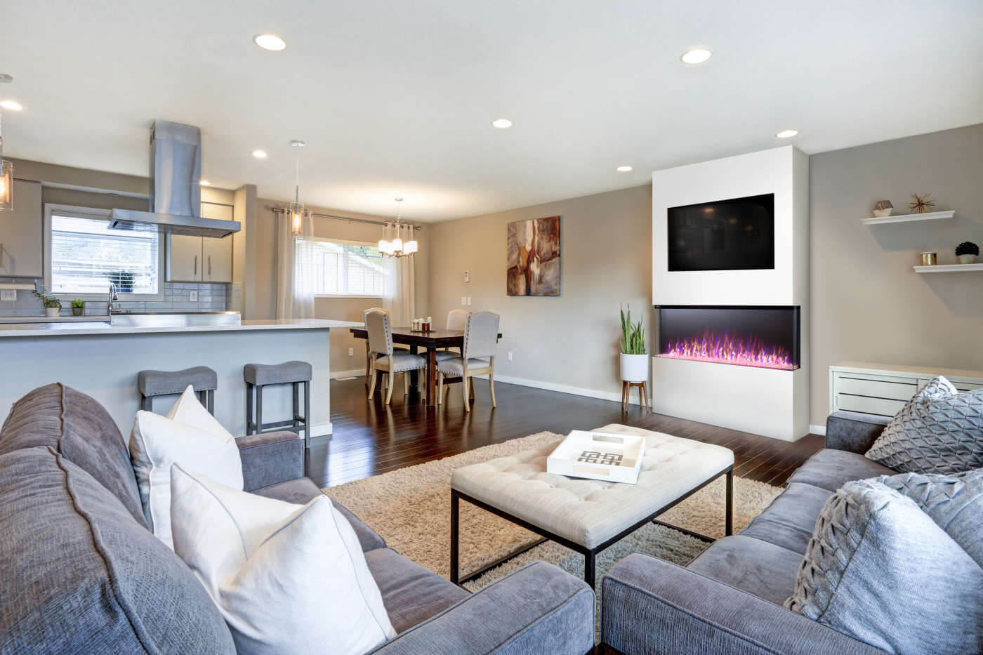 Napoleon Trivista™ 50 Built-In Electric Fireplace NEFB50H-3SV