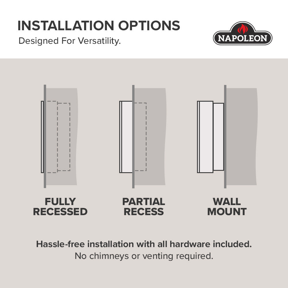 Napoleon Entice™ 36 Electric Fireplace NEFL36CFH