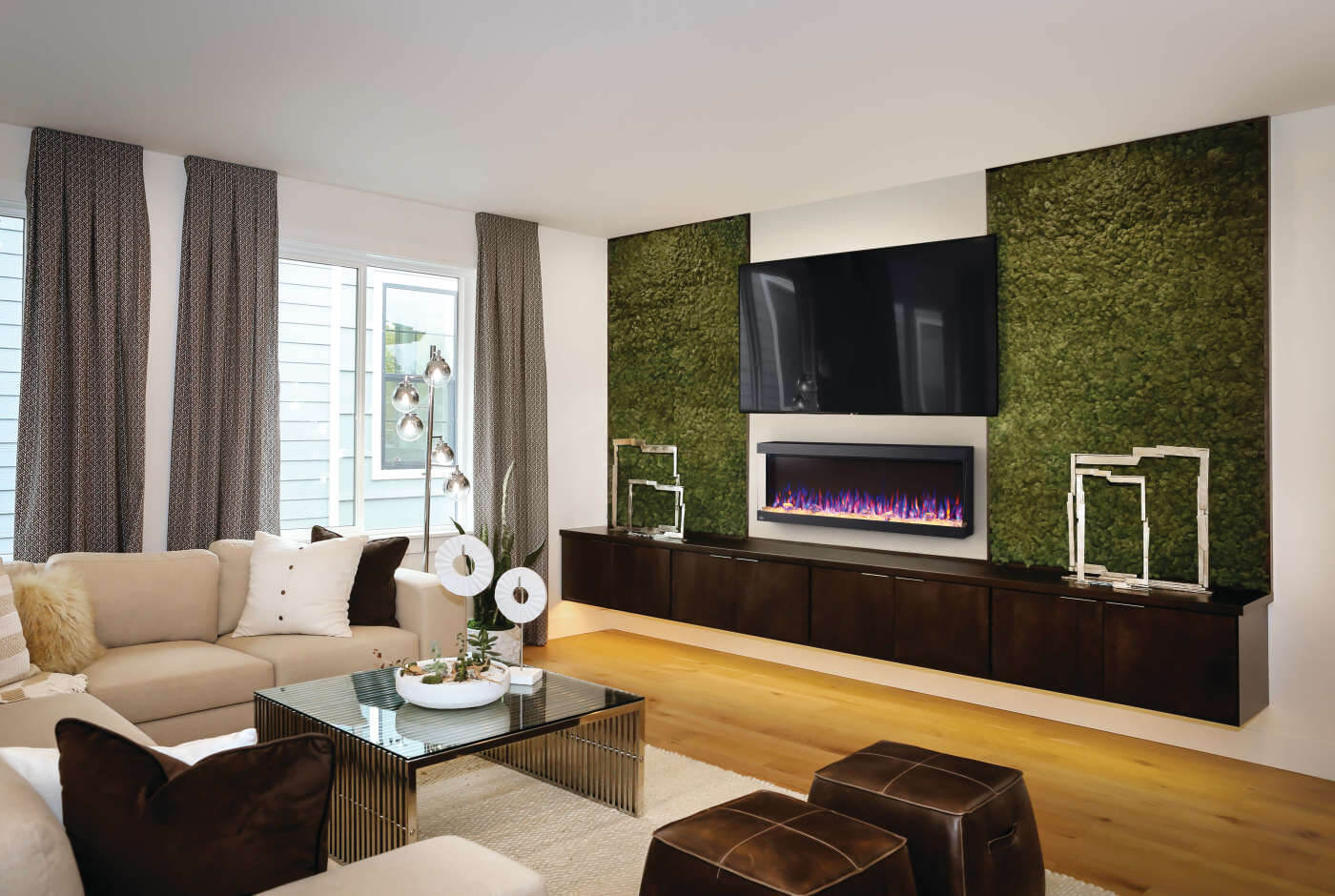 Napoleon TRIVISTA™ PICTURA Series 50" Built-In Electric Fireplace NEFL50H-3SV