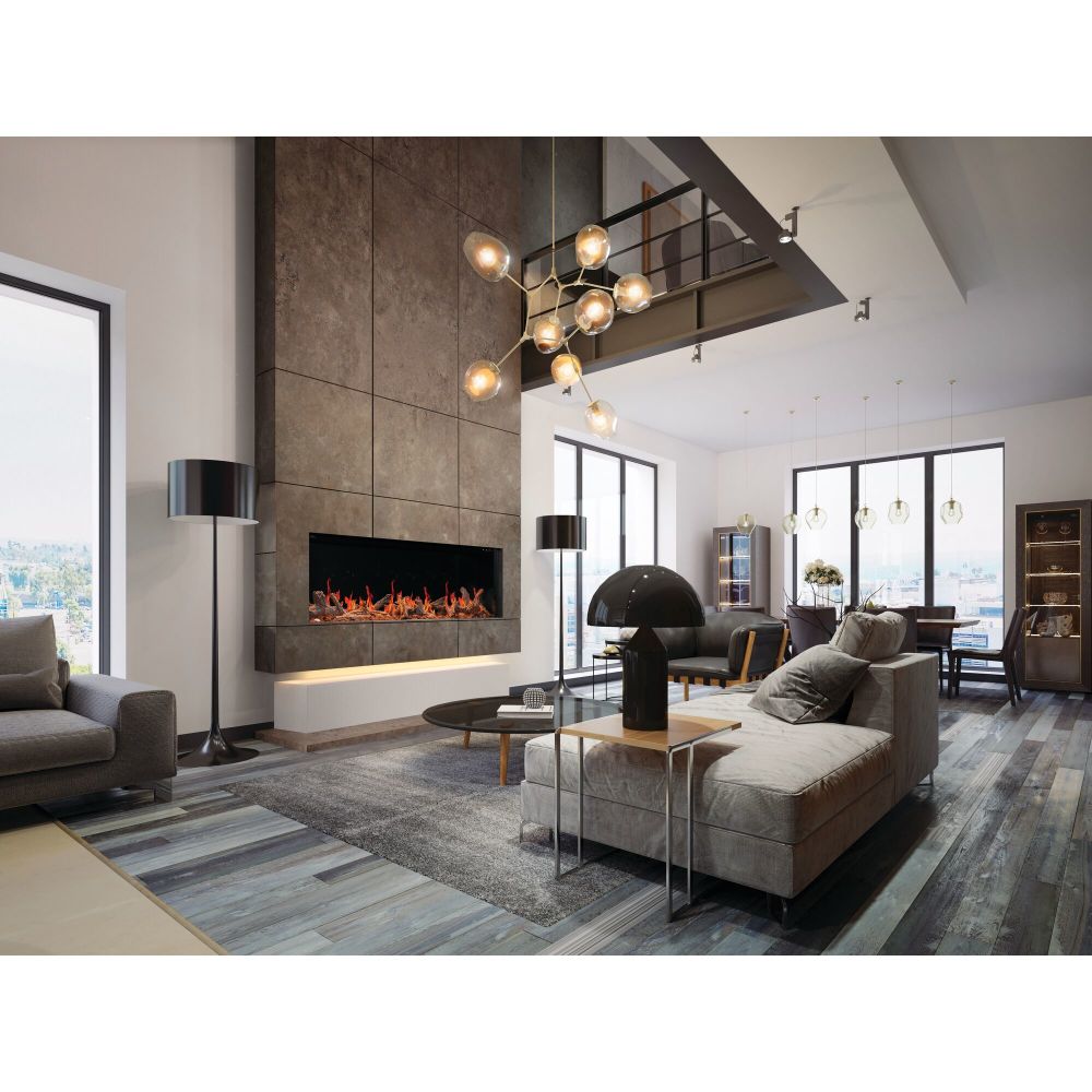 Napoleon Luminex 65-inch Built-In LCD Electric Fireplace NEFL65LCD-3SV