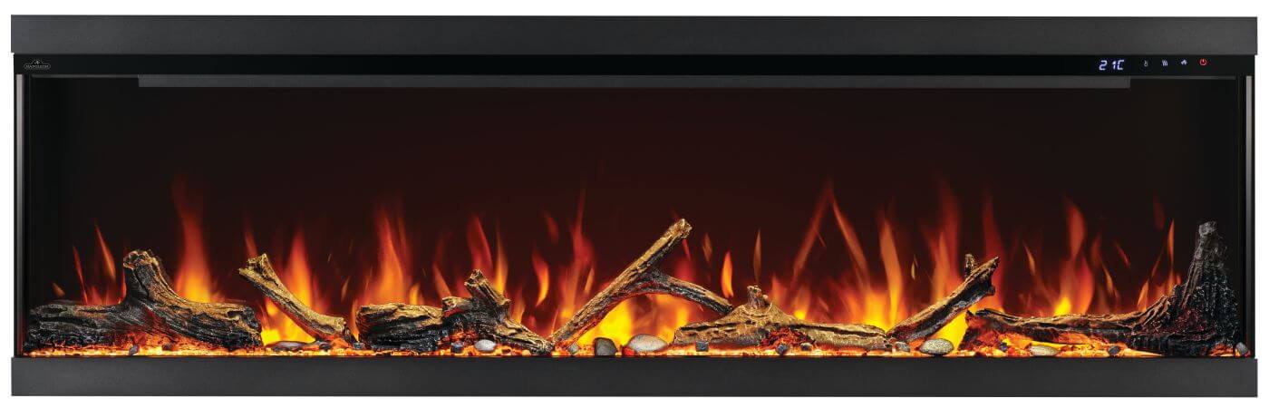 Napoleon Astound 74-inch Wall Mounted Electric Fireplace NEFL74AB