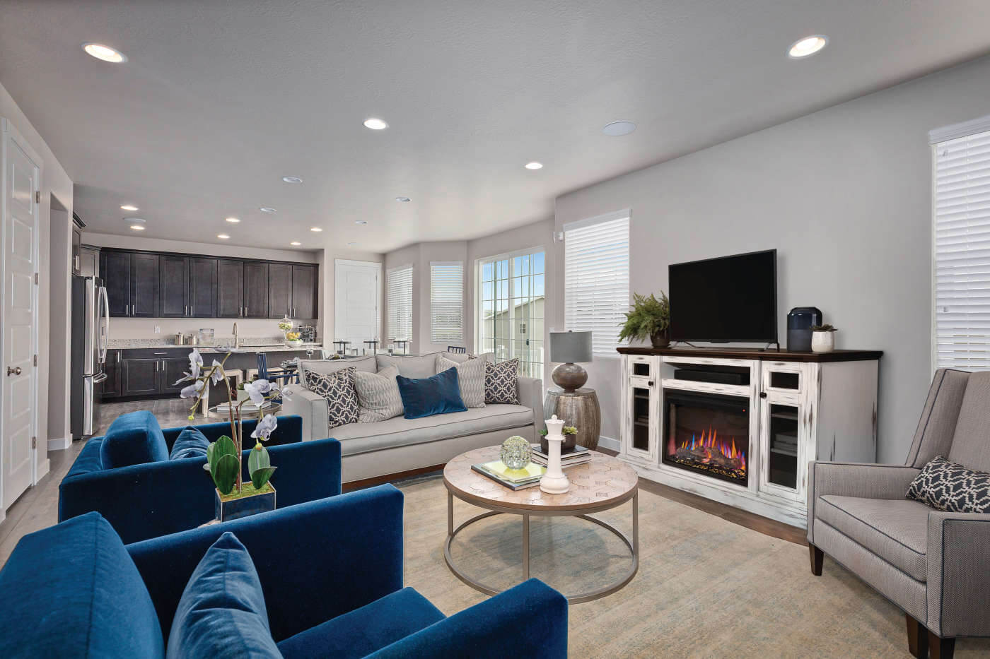 Napoleon The Charlotte Electric Fireplace Media Console NEFP30-3820AW