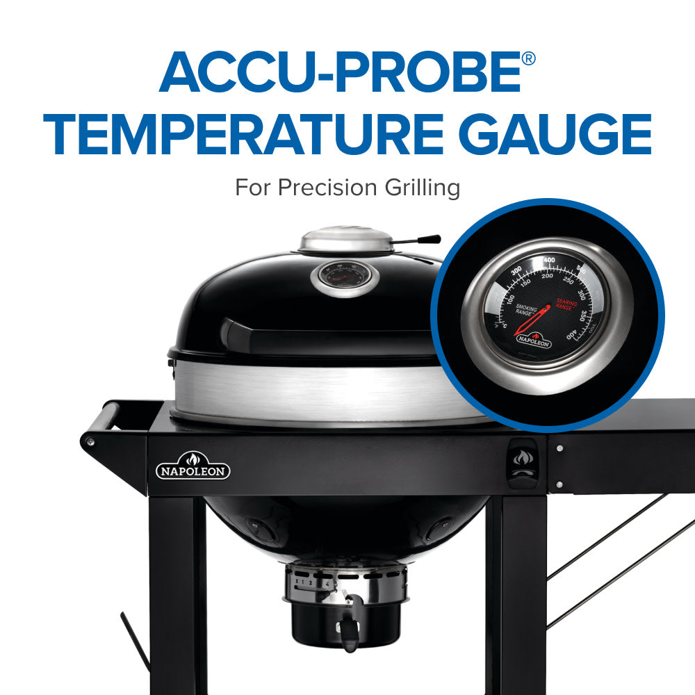 Napoleon Pro Cart Charcoal Kettle Grill PRO22K-CART-3