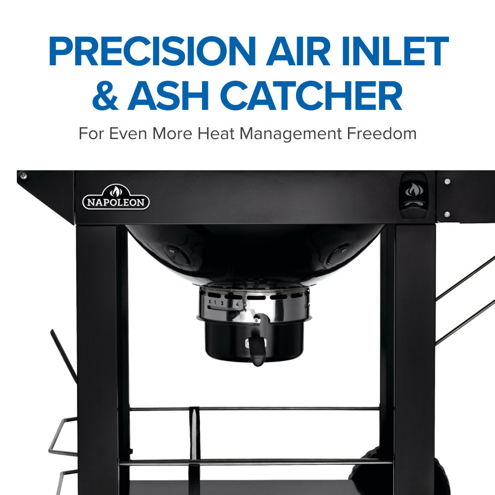 Napoleon Pro Cart Charcoal Kettle Grill PRO22K-CART-3